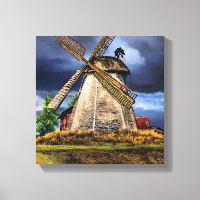 Paysage dans la toile Pays-Bas Imprimer (Recto)