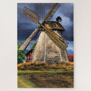 Paysage dans le puzzle Pays-Bas Jigsaw