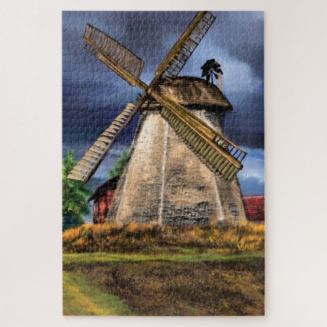 Paysage dans le puzzle Pays-Bas Jigsaw (Vertical)