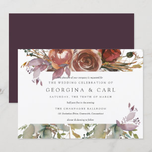 Paysage de Butterum & Plum Faire-part de mariage