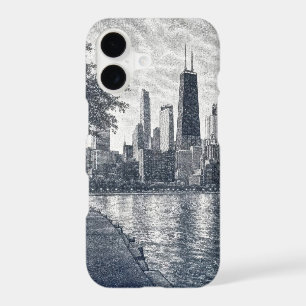 Paysage de Chicago dans l'art pointilliste