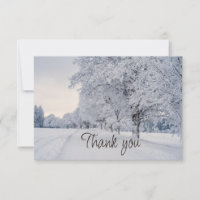 Paysage de neige d'hiver Gels des arbres Merci