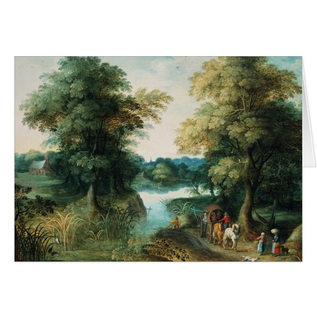 Paysage de rivière (Devant horizontal)