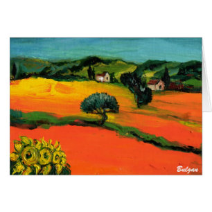 PAYSAGE DE TOSCANE AVEC DÉBORDEMENT