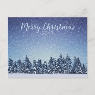 Paysage d'hiver Carte postale de Noël
