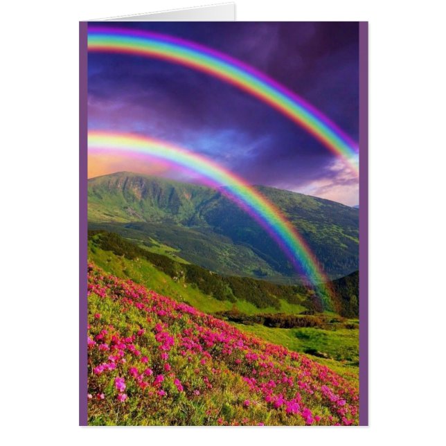 Paysage double arc-en-ciel (Devant)