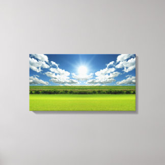 Paysage du ciel des Prairies 20 toile étirée Impri
