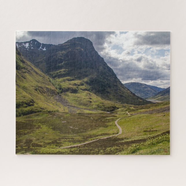 Paysage du puzzle en Écosse - Glencoe Valley 2 (Horizontal)