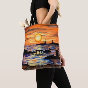 Paysage du Sac fourre-tout Sea Sunrise