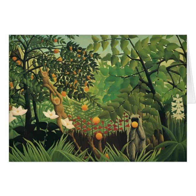 Paysage exotique de Henri Rousseau- (Devant horizontal)