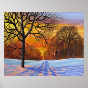 Paysage hivernal/ Poster