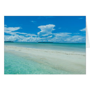 Paysage marin tropical bleu, Palaos