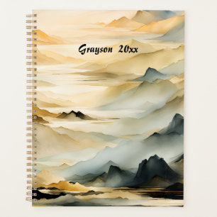 Paysage montagnard Abstrait