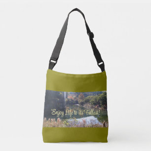 Paysage naturel moderne, Sac fourre-tout vert