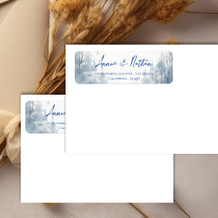 Paysage neigeux Mariage d'hiver Adresse de retour