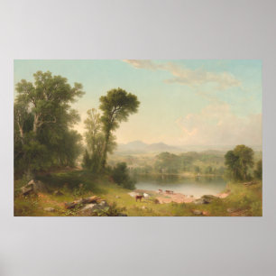Paysage pastoral - Poster d'art fin Asher Durand