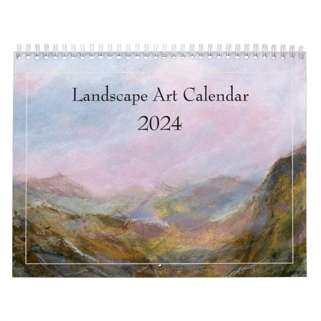 Paysage peinture fine art 2024 Calendrier (Protection)