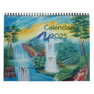 Paysage Peintures & Photographie 2025 Calendrier