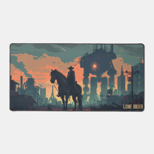 Paysage post-apocalyptique de Cavalier Solitaire