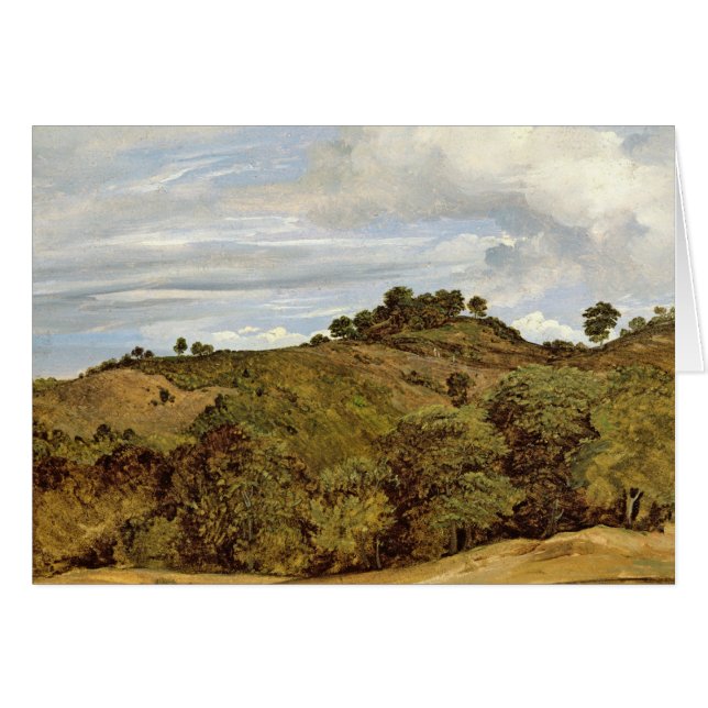 Paysage près d'Olevano, 1822 (Devant horizontal)