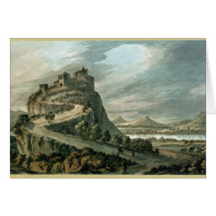 Paysage rocheux avec le château