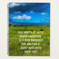 Paysage rural de Saint-Kitts
