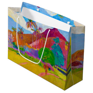Paysage tahitien, Grand sac cadeau Gauguin