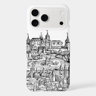 Paysage urbain minimaliste de Würzburg en Bavière