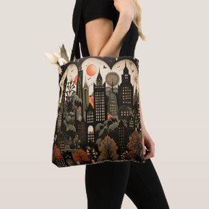 Paysage urbain sur tout le Sac fourre-tout