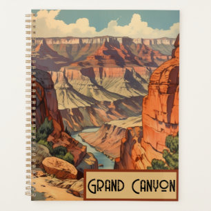 Paysage vintage du Grand Canyon dans le Sud-Ouest