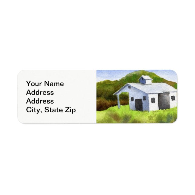 Paysages de campagne terrain ferme grange silo. (Devant)