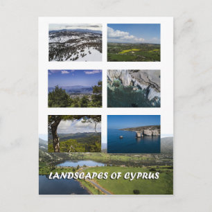 Paysages de Chypre carte postale
