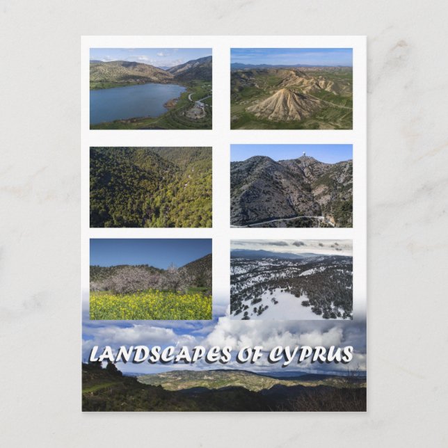 paysages de Chypre Carte postale (Devant)