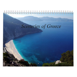 Paysages du calendrier mural grec