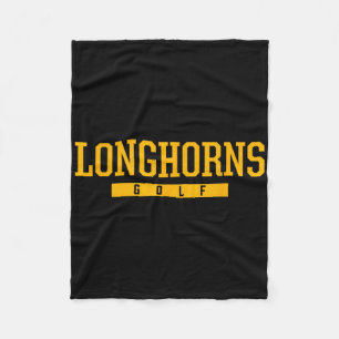 Payson Longhorns Golf Hs Fleece Blanket