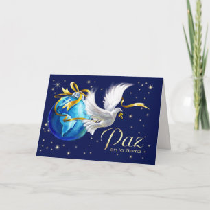 Paz en la Tierra. Christmas Card in Spanish