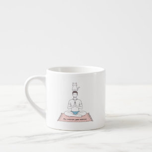 Paz Interior, Gato Exterior Espresso Cup