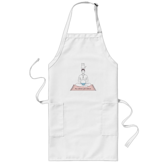 Paz Interior, Gato Exterior Long Apron (Front)