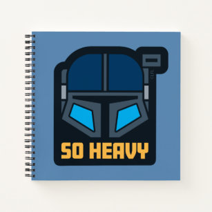 Paz Vizsla "So Heavy" Helmet Icon Notebook