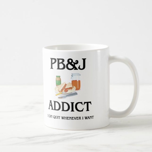 Pb&J Addict Coffee Mug (Right)