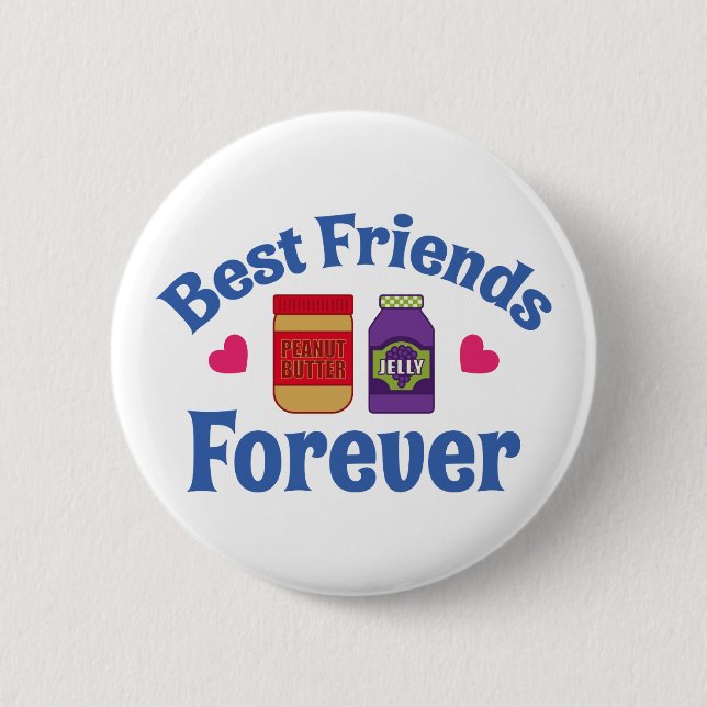 PB&J BFF 2 INCH ROUND BUTTON (Front)