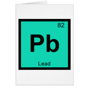 Pb - Lead Chemistry Periodic Table Symbol Element