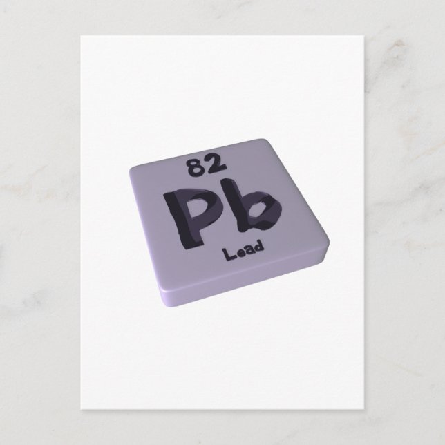 Pb Lead Postcard (Front)