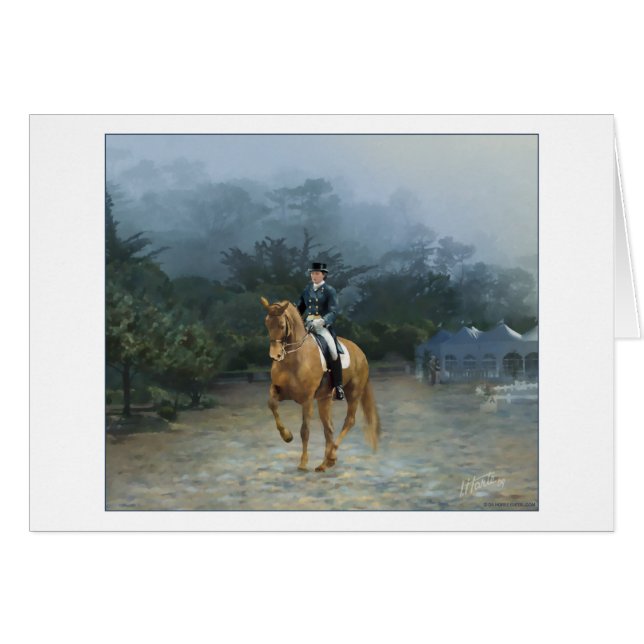 PB Piaffe Dressage Horse Art (Front Horizontal)