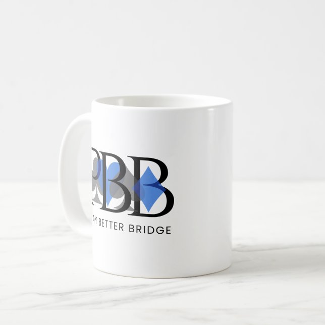 PBB Mug - Blue (Front Left)