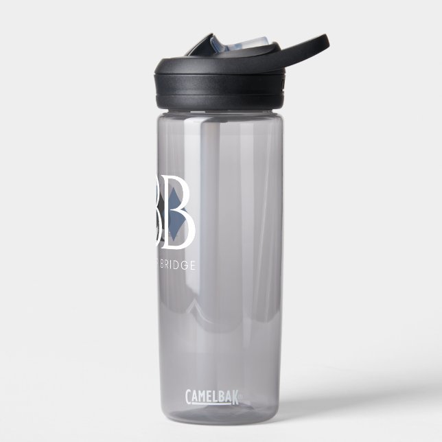 PBB Water Bottle - Clear Blue (Left)