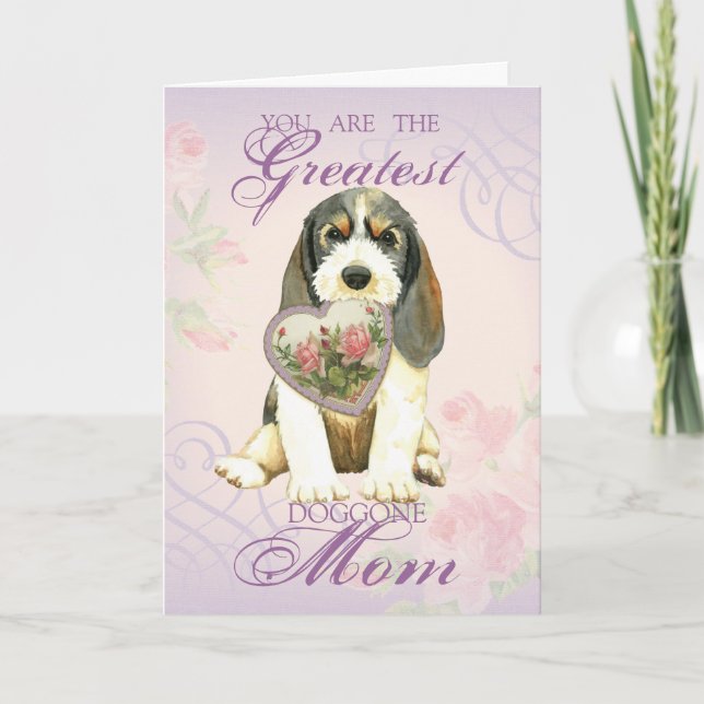 PBGV Heart Mom Card (Front)