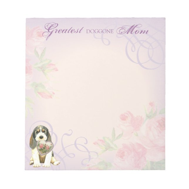 PBGV Heart Mom Notepad (Front)
