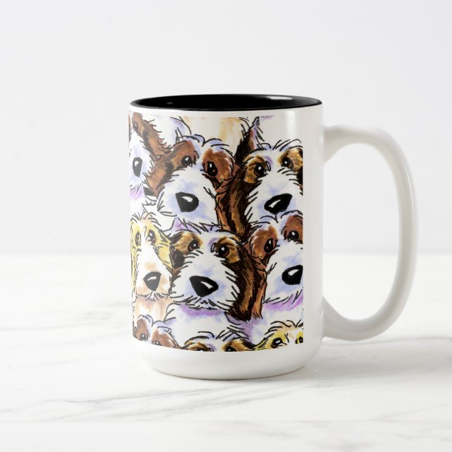 PBGV Pack Two-Tone Coffee Mug (Right)