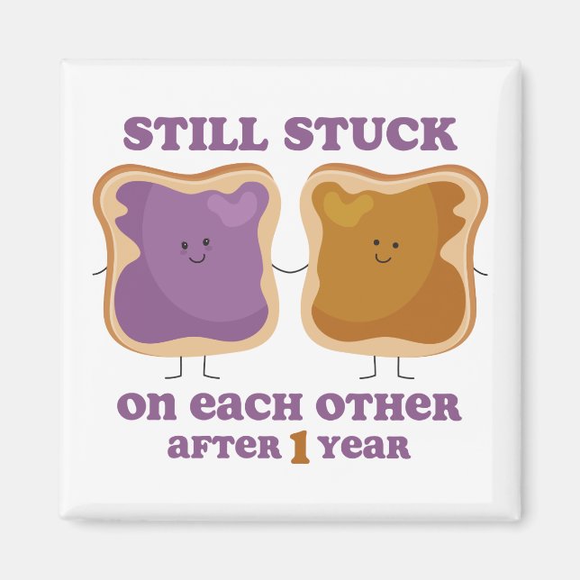 PBJ 1st Anniversary Magnet (Front)